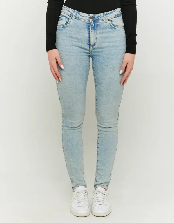 ג'ינס סקיני Push up בגזרת Mid Waist - Tally-Weijl