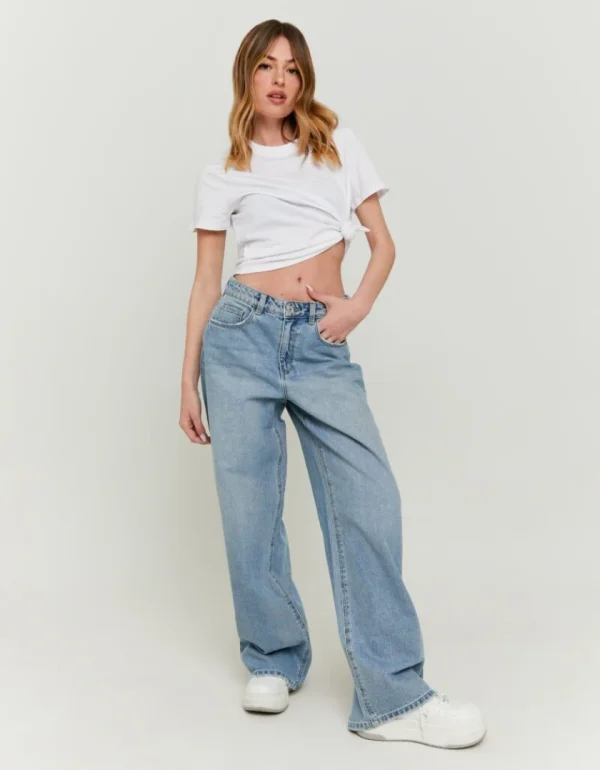 ג'ינס BAGGY בגזרת MID WAIST - Tally-Weijl
