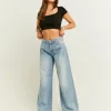 ג'ינס בגזרה גבוהה Wide leg - Tally-Weijl