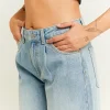 ג'ינס בגזרה גבוהה Wide leg - Tally-Weijl